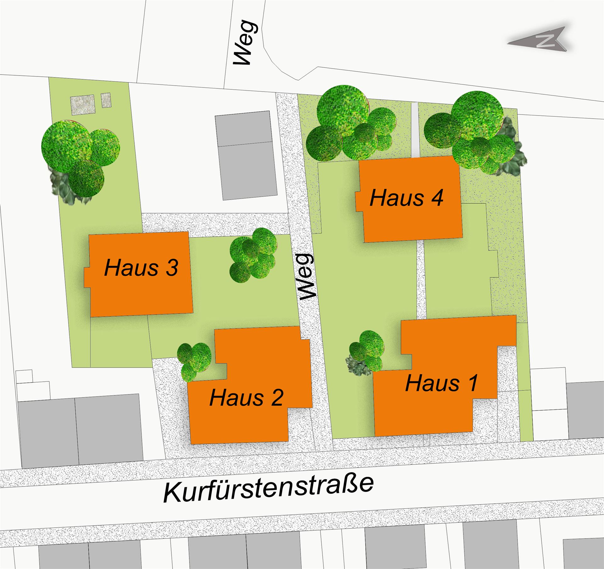 Lageplan Kurfürstenstraße 